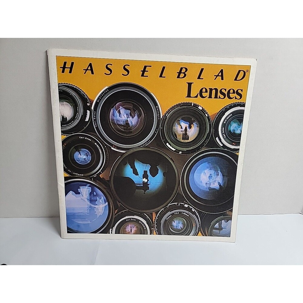 Vintage 1975 Hasselblad Lenses Brochure Camera Lens Catalog Sweden 5.002 E 105 7